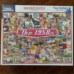 White Mountain 1000-Piece 1950s Puzzle